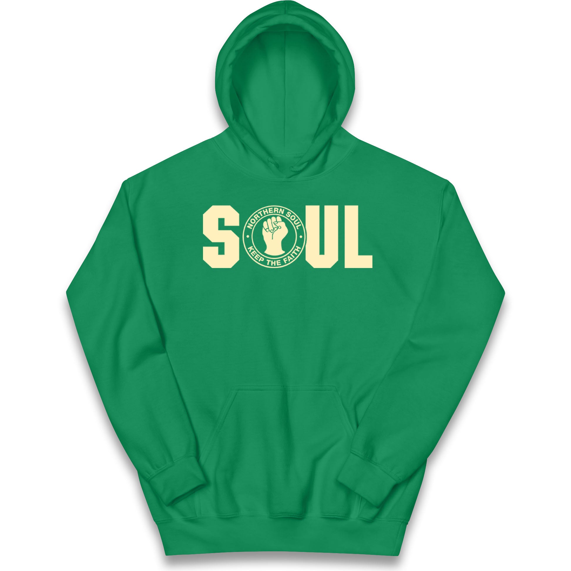 Northern Soul Keep The Faith Logo Kids Hoodie