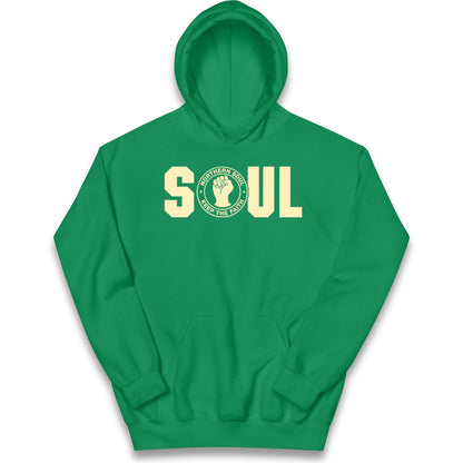 Northern Soul Keep The Faith Logo Kids Hoodie