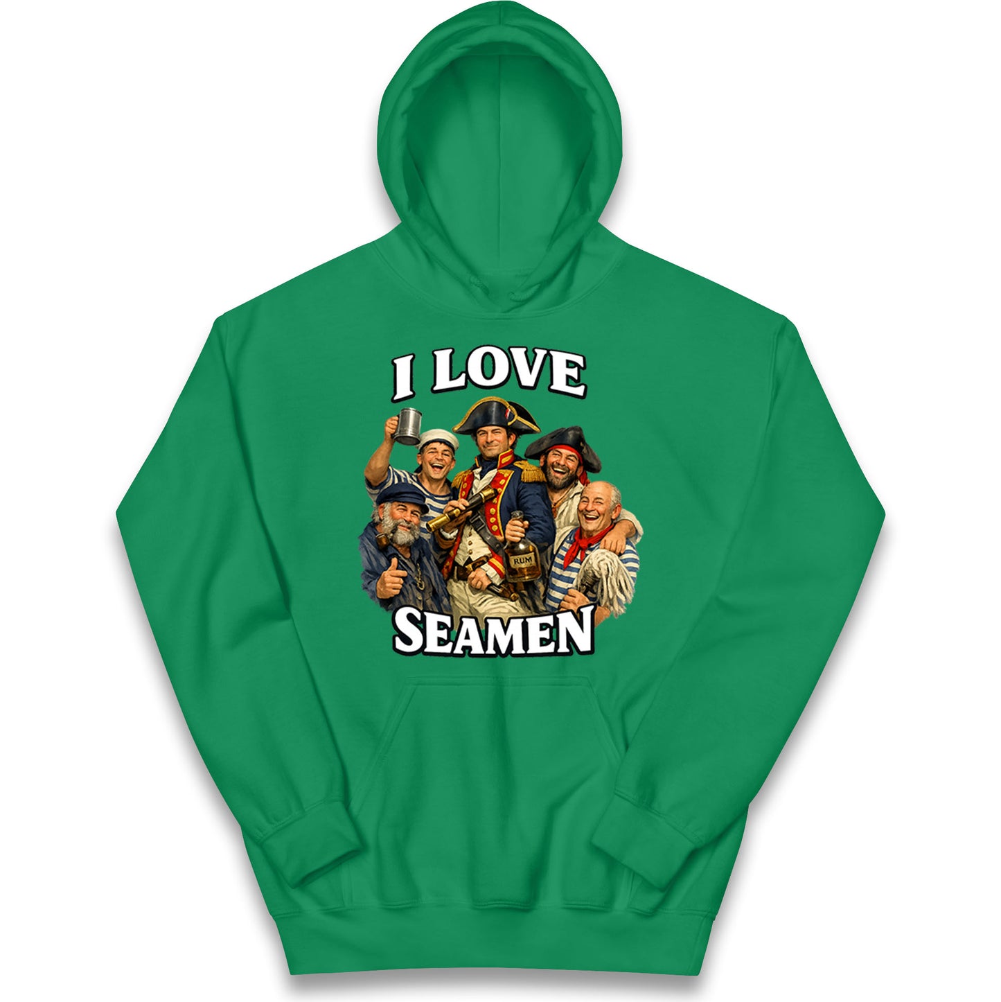 I Love Seamen Funny Cringe Meme Offensive  Kids Hoodie