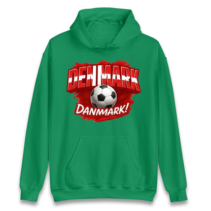 Denmark Retro World Cup Hoodie