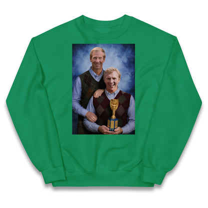 Bobby Moore Bobby Charlton Step Brothers Style England 1966 Kids Jumper