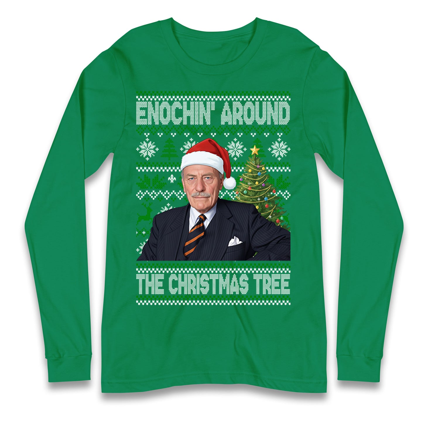 Enoch Powell Enochin Around the Christmas Tree Christmas Long Sleeve Shirt