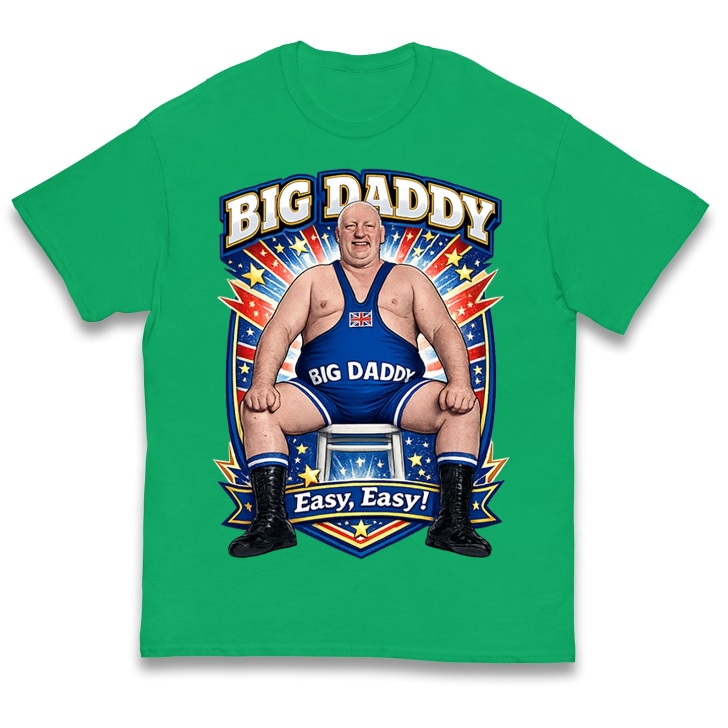 Big Daddy UK Wrestling Kids T Shirt
