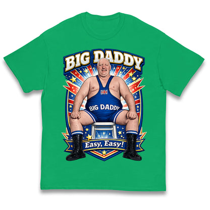 Big Daddy UK Wrestling Kids T Shirt