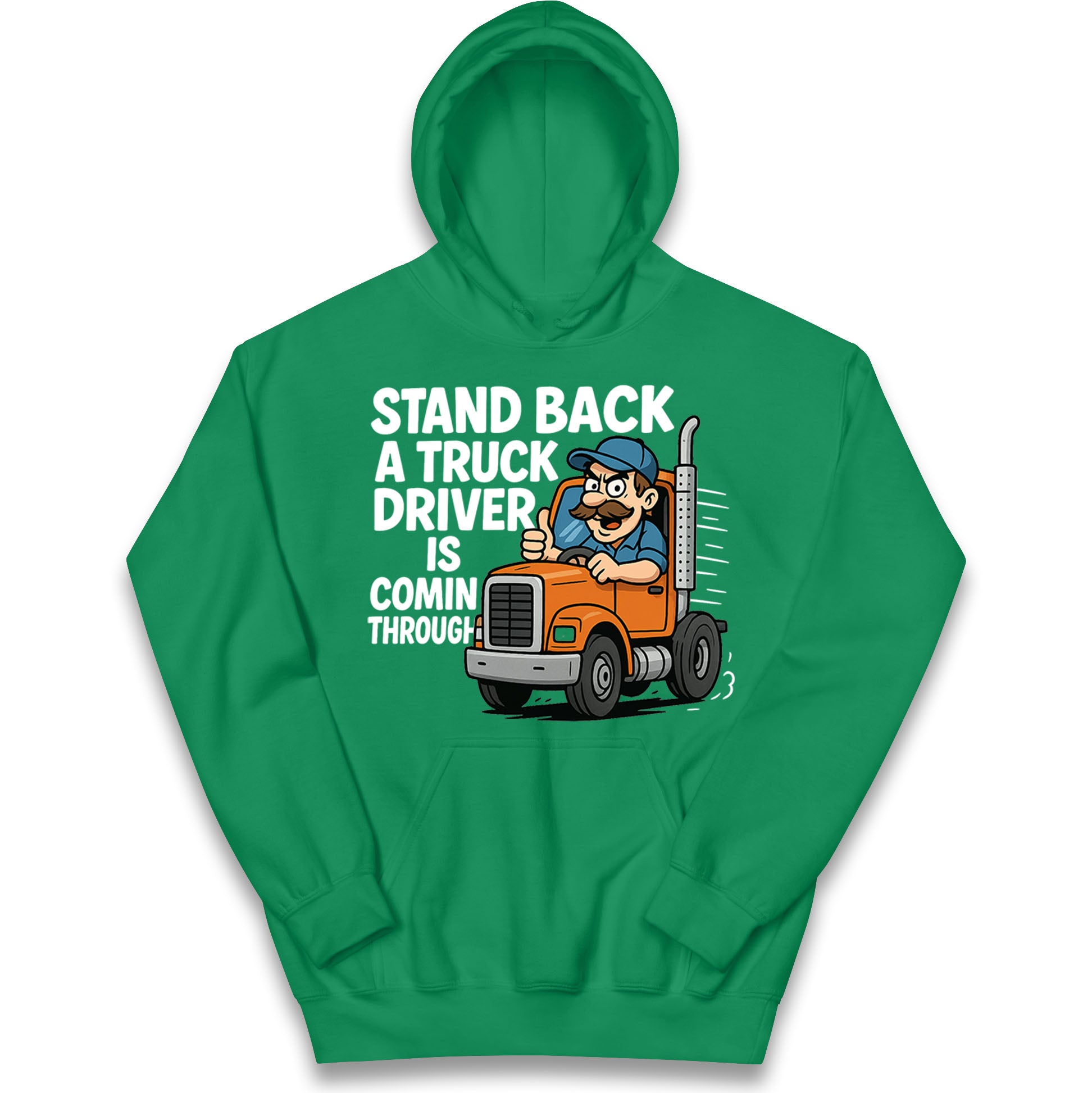 Truck Driver Kids Hoodie
