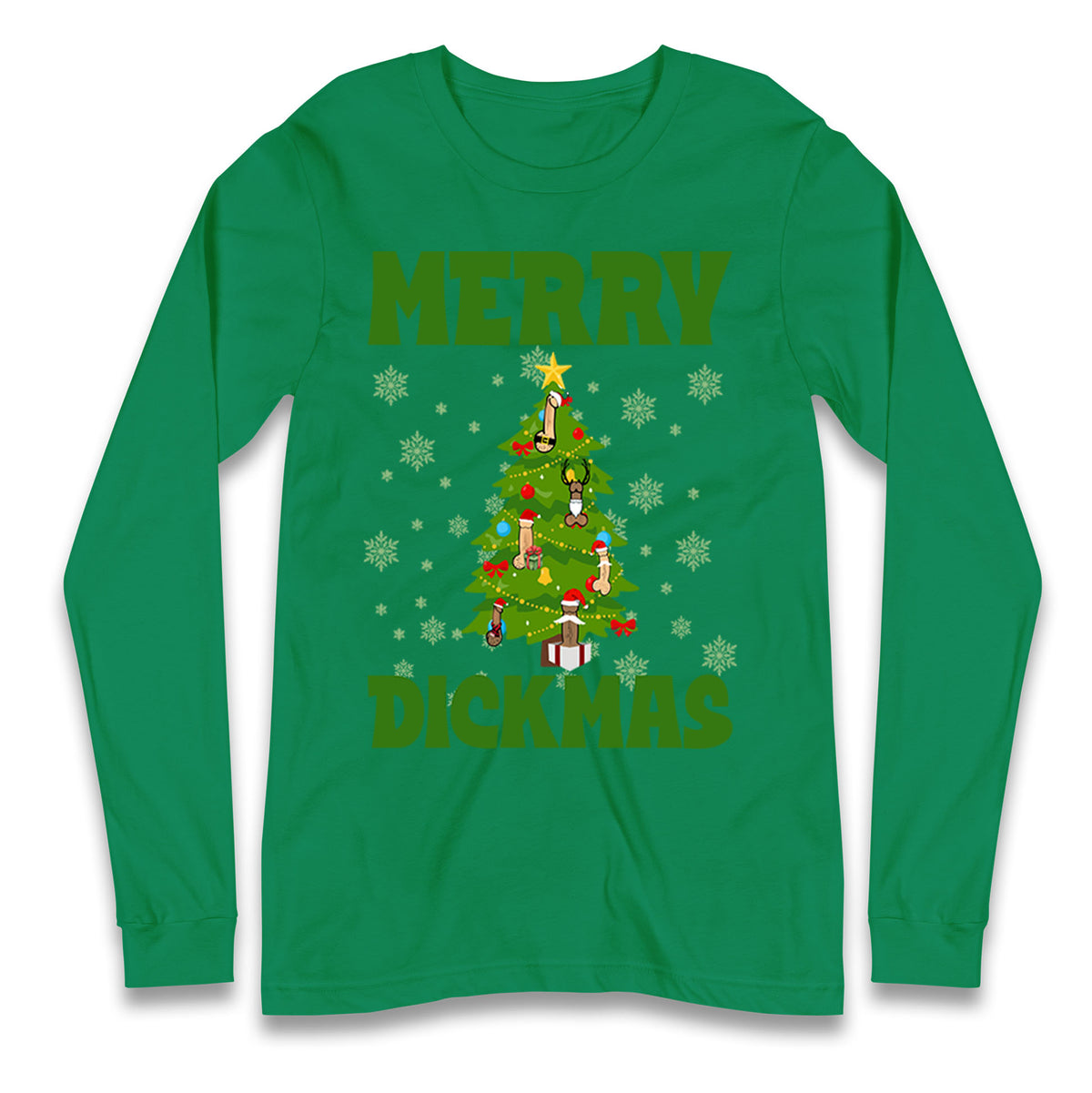 Merry Dickmas Funny Christmas T Shirt