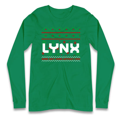 Lynx Christmas Longsleeve T Shirt