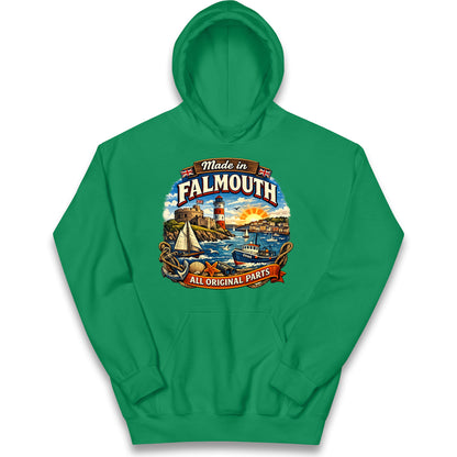 Made In Falmouth All Original Parts Kids Hoodie