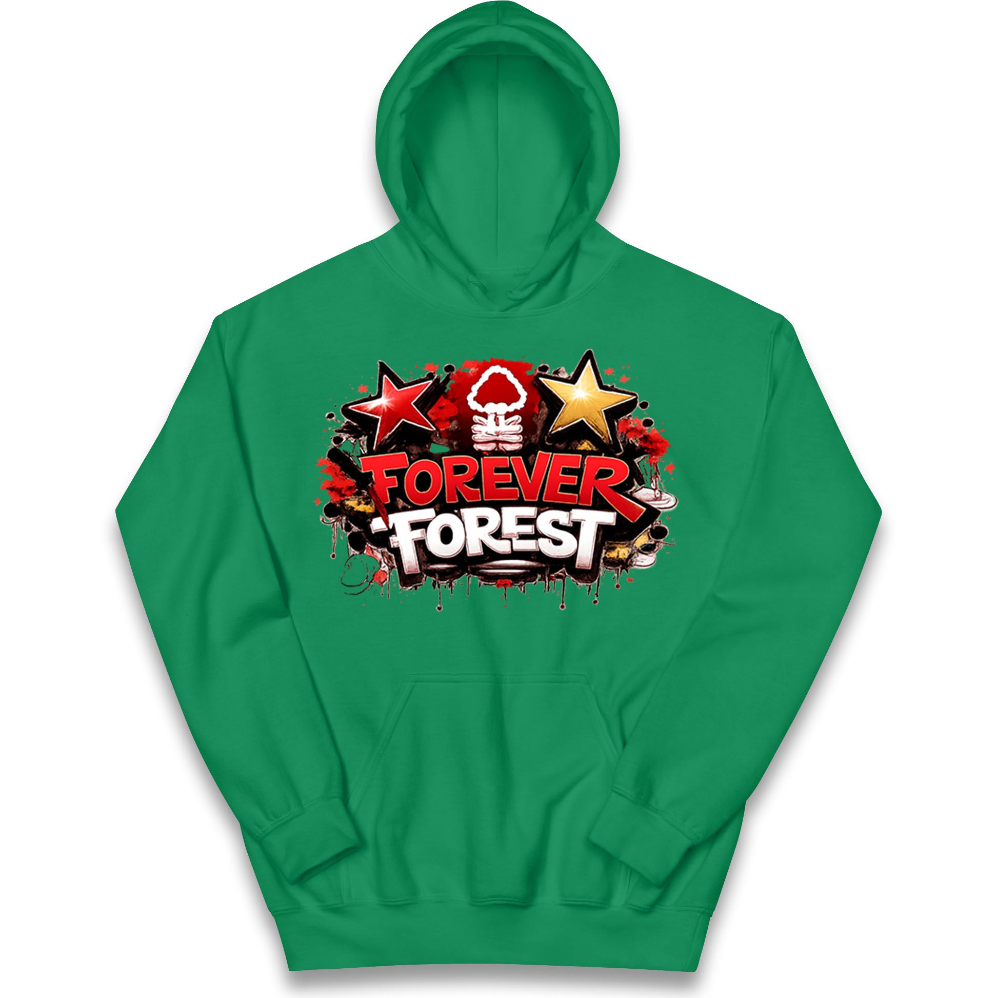 Forever Forest Football Kids Hoodie