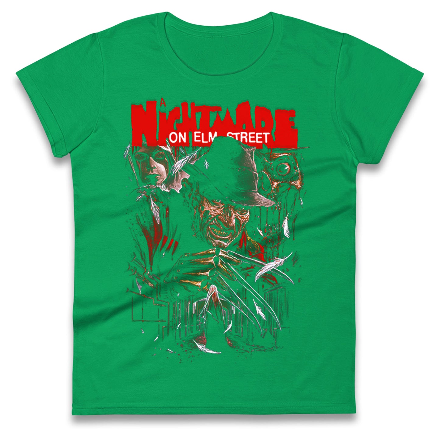 A Nightmare On Elm Street Ladies T Shirt