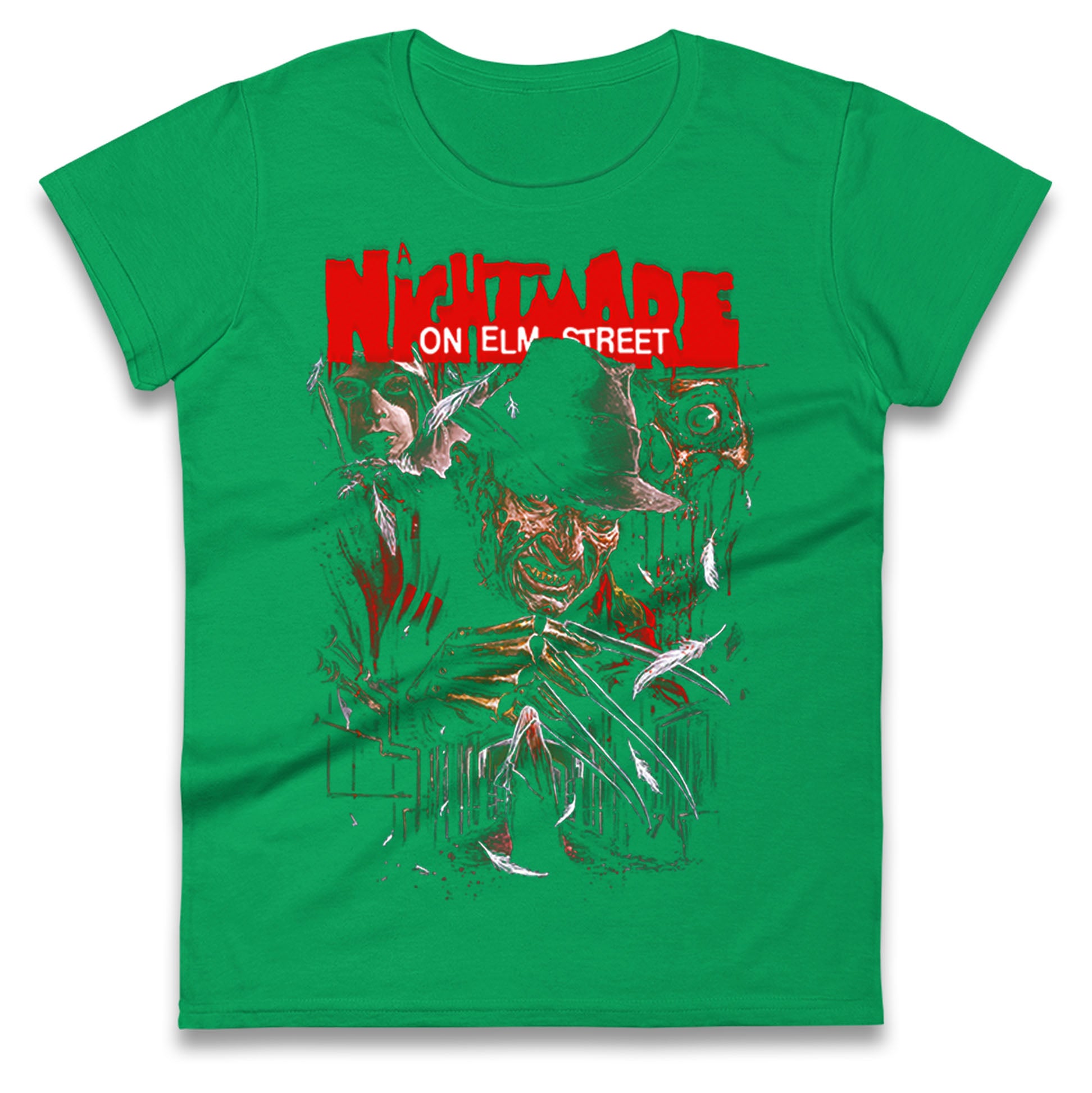 A Nightmare On Elm Street Ladies T Shirt