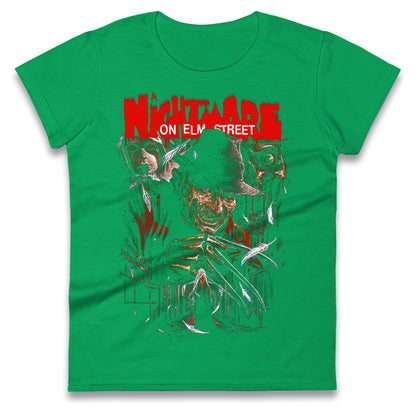 A Nightmare On Elm Street Ladies T Shirt