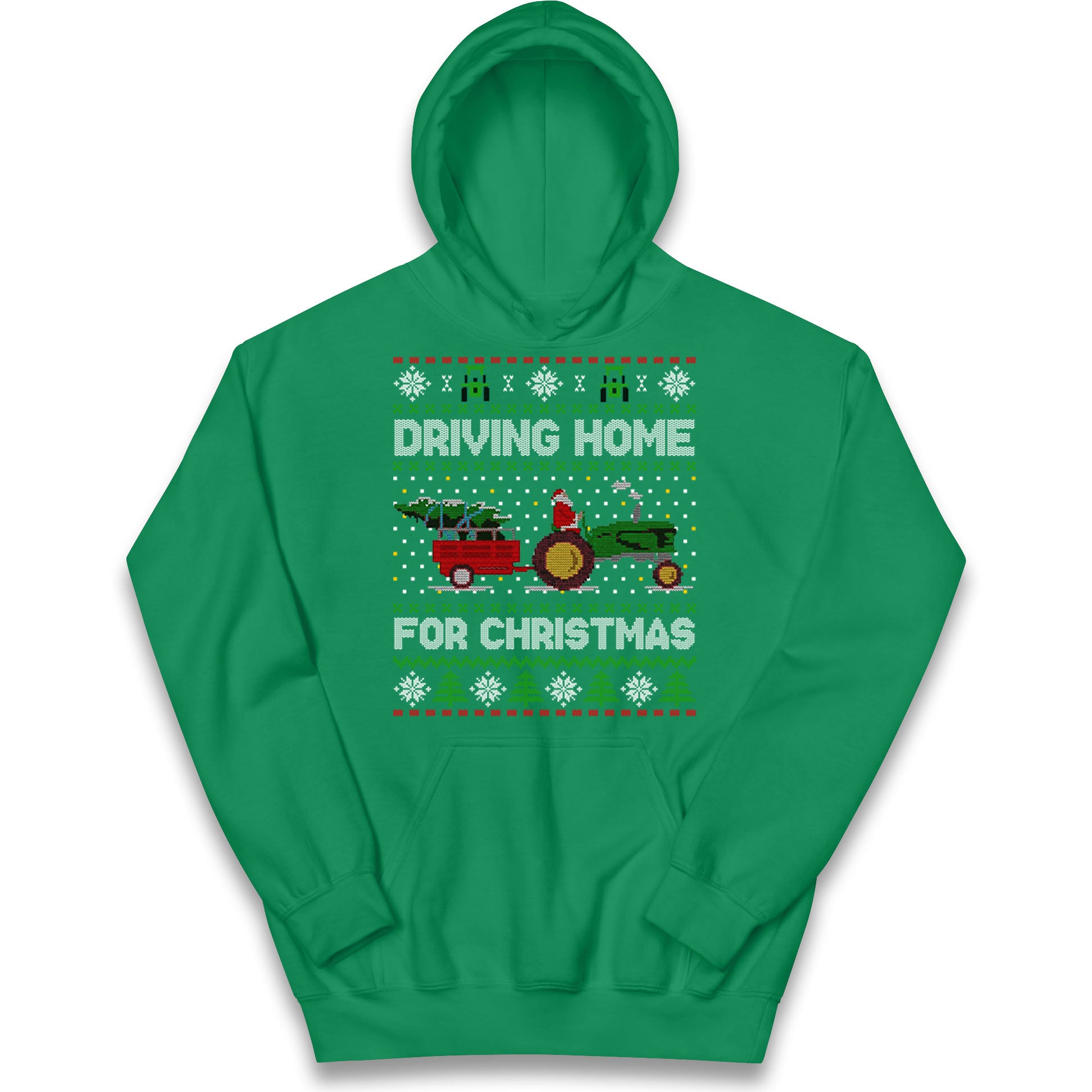 John Deere Christmas Kids Hoodie