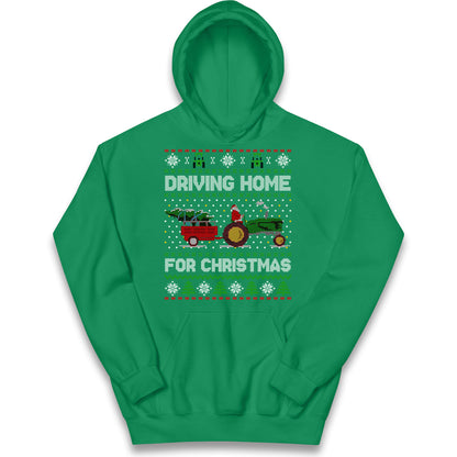 John Deere Christmas Kids Hoodie