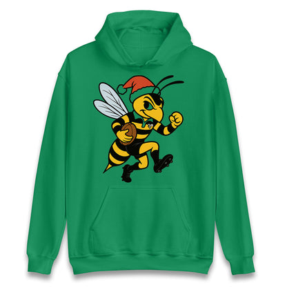 Wasps Rugby Christmas Hoodie