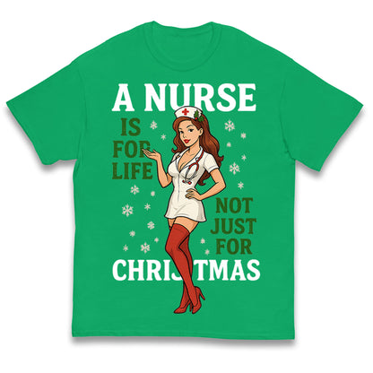 Nurse Christmas Kids T Shirt