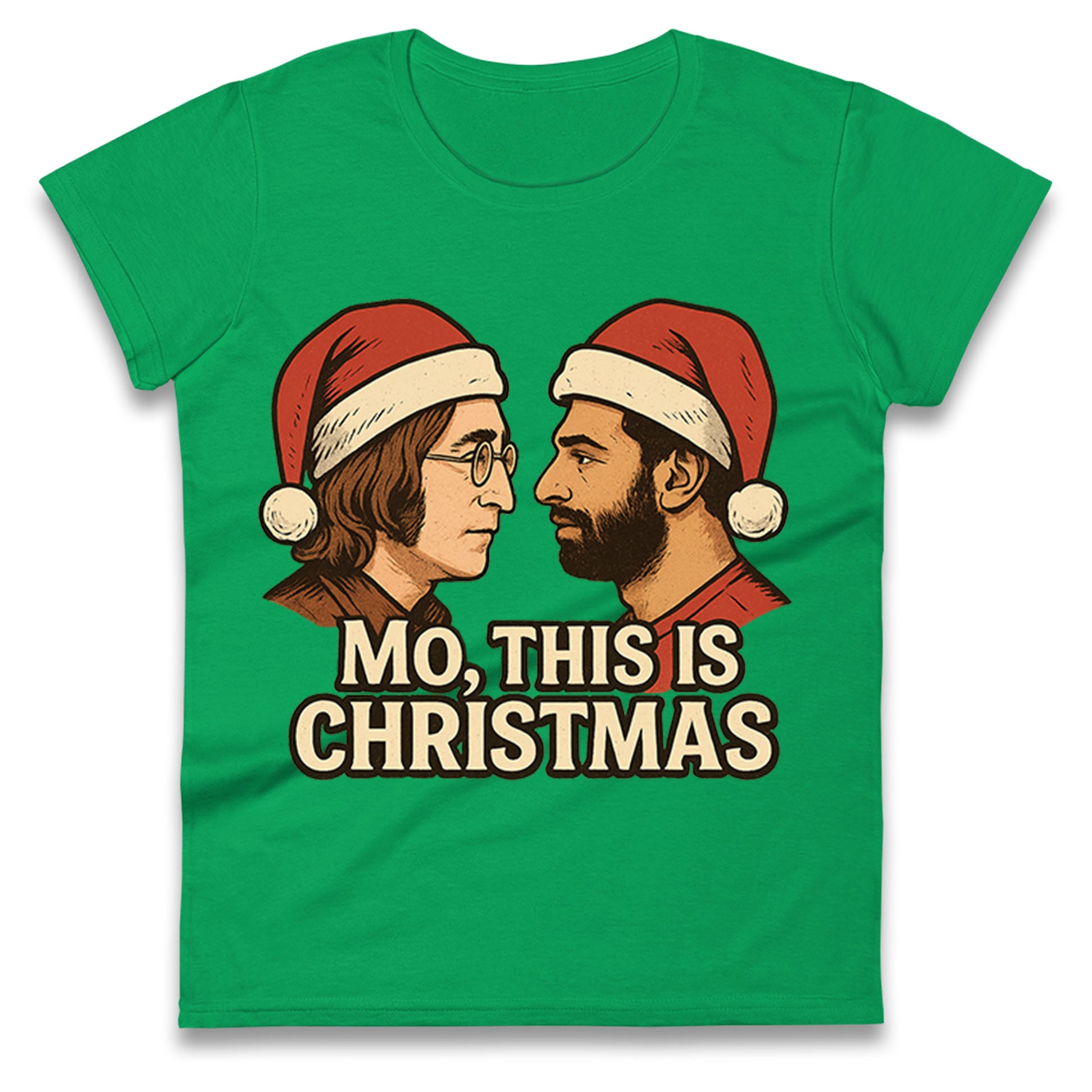 Mo Salah Christmas Ladies T Shirt