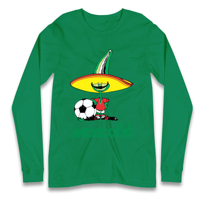 Mexico 86 Mascot Longsleeve T Shirt