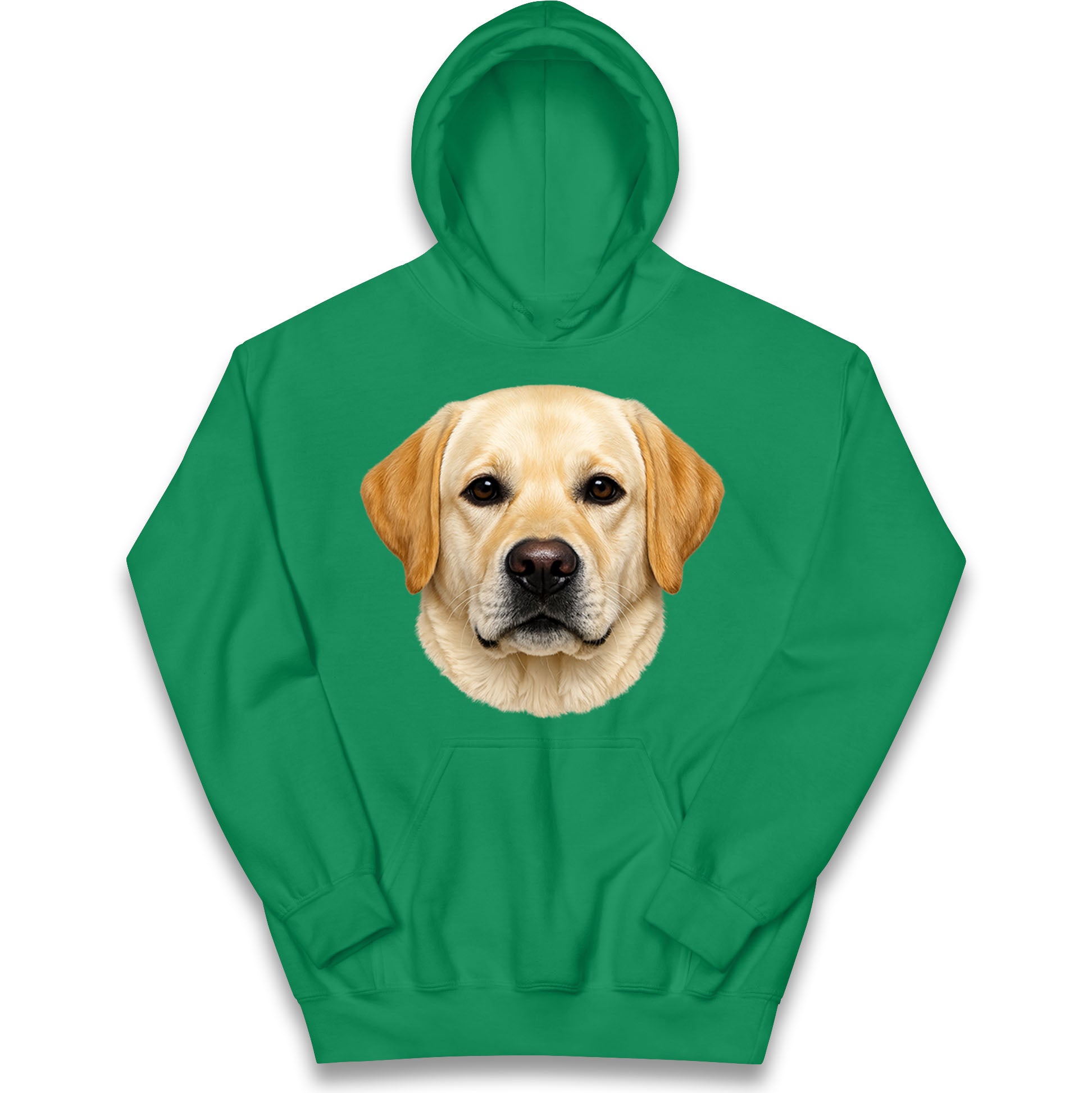 Labrador Dog Face Kids Hoodie