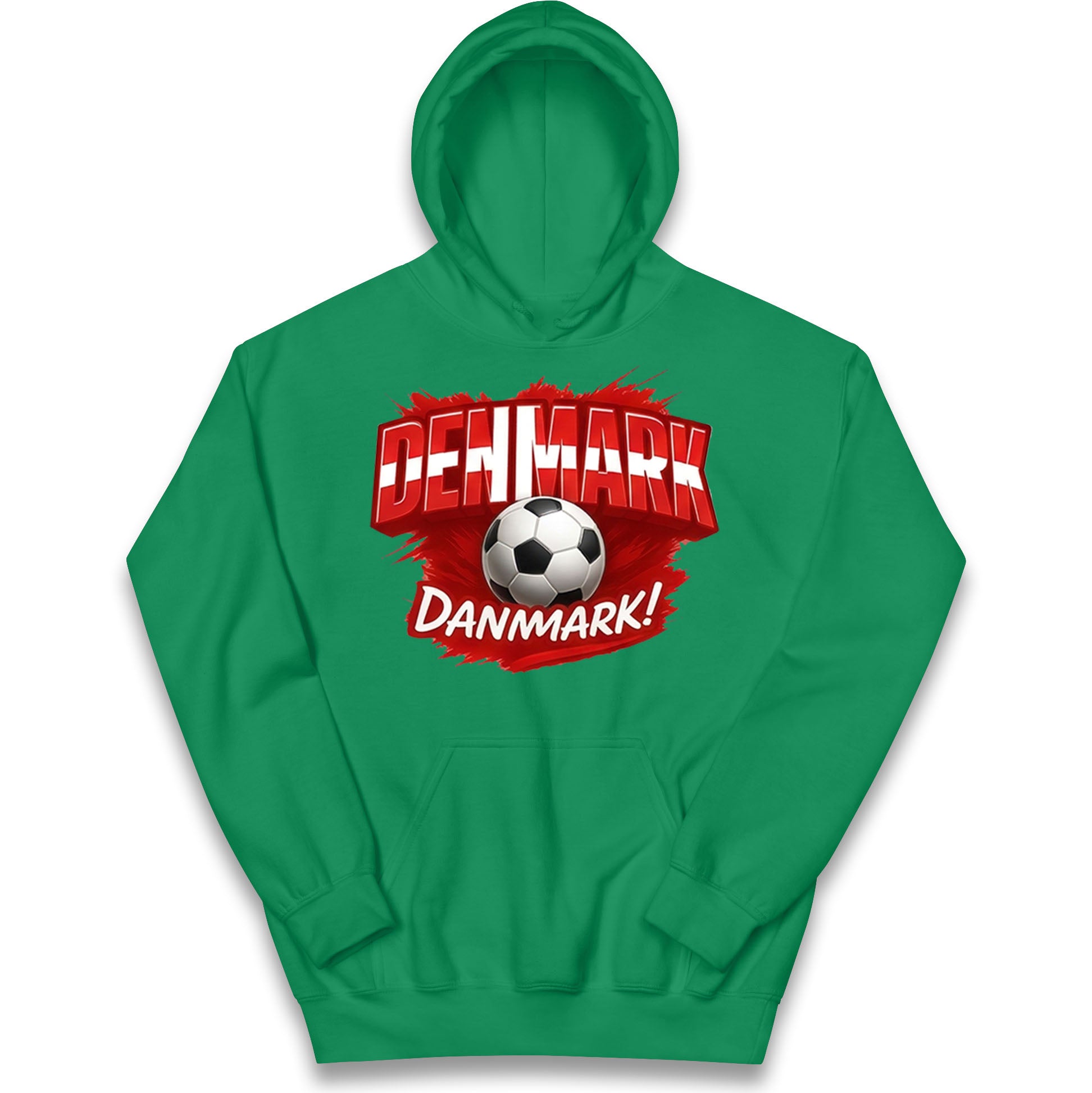Denmark Retro World Cup Kids Hoodie