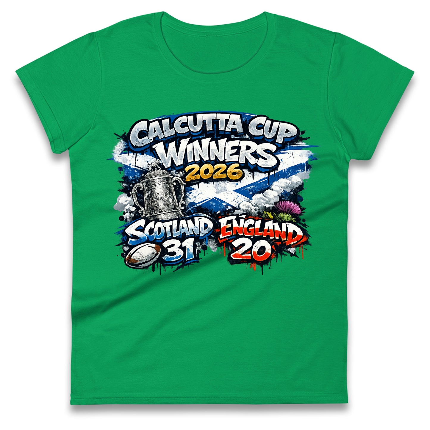 Scotland Calcutta Cup Winners 2026 Ladies Shirt