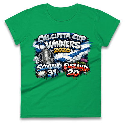 Scotland Calcutta Cup Winners 2026 Ladies Shirt