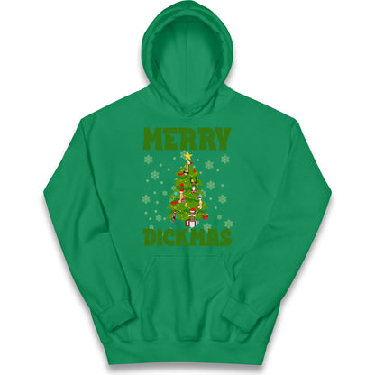 Merry Dickmas Funny Christmas Hoodie