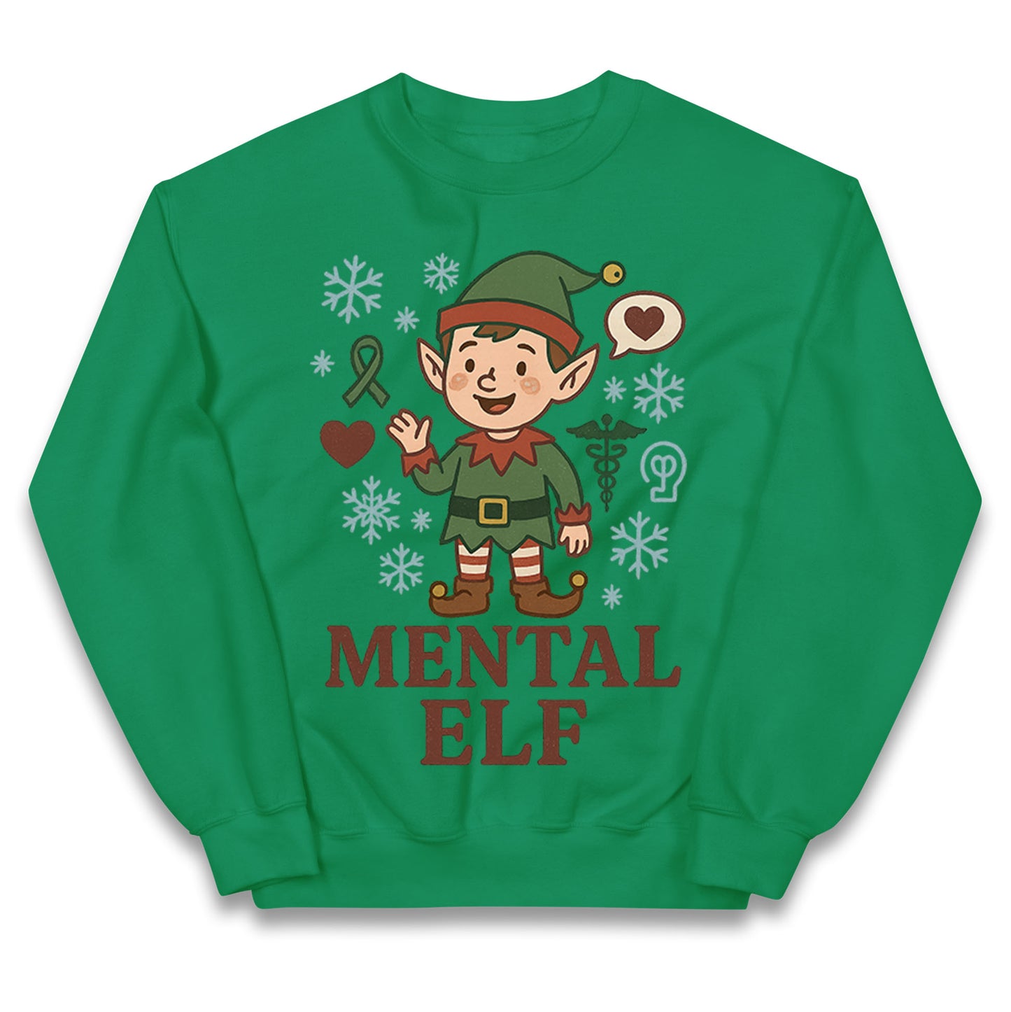 Mental Health Christmas Kids Jumper