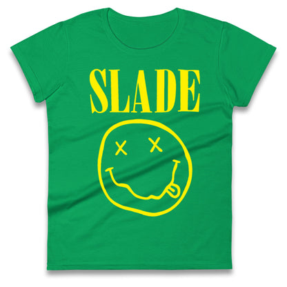 Classic Slade Nirvana Robbie Williams Ladies T Shirt
