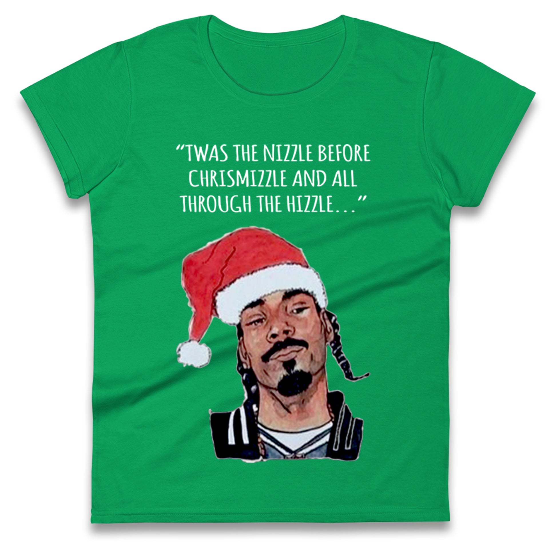Santa Snoop Dogg Ladies T Shirt