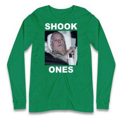 Prince Andrew Shook Ones Funny Royal Longsleeve T Shirt