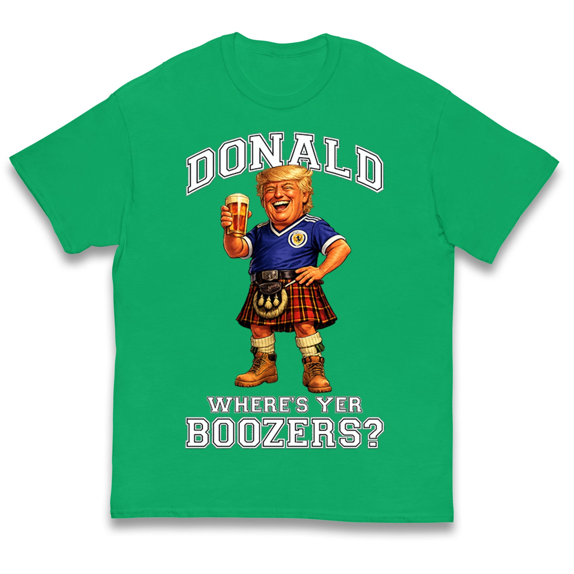 Donald Trump Scotland World Cup Kids T Shirt