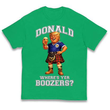 Donald Trump Scotland World Cup Kids T Shirt