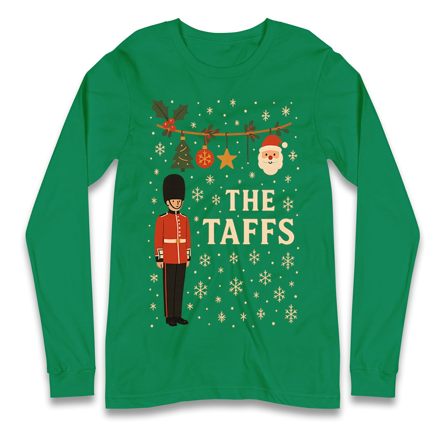 The Taffs Welsh Guards Christmas Long Sleeve Shirt