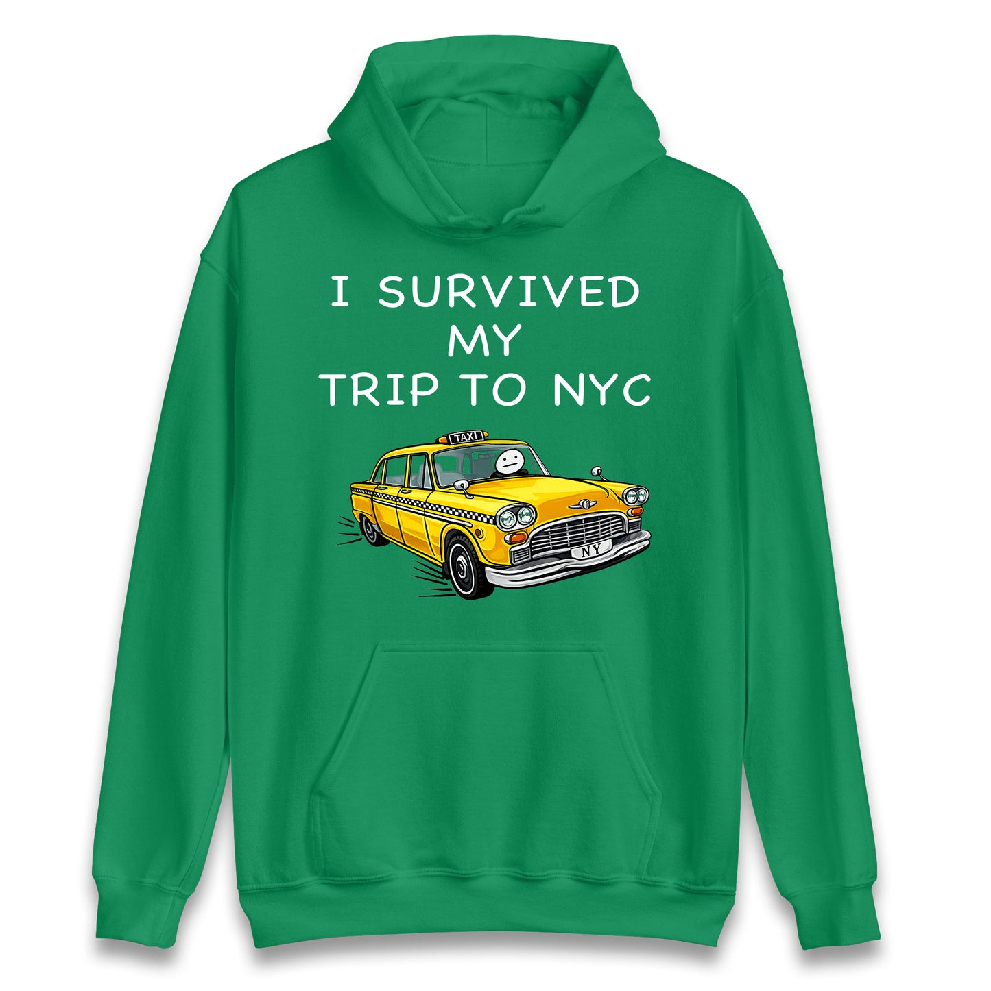 I Survived My Trip To NYC Yellow Taxi Hoodie