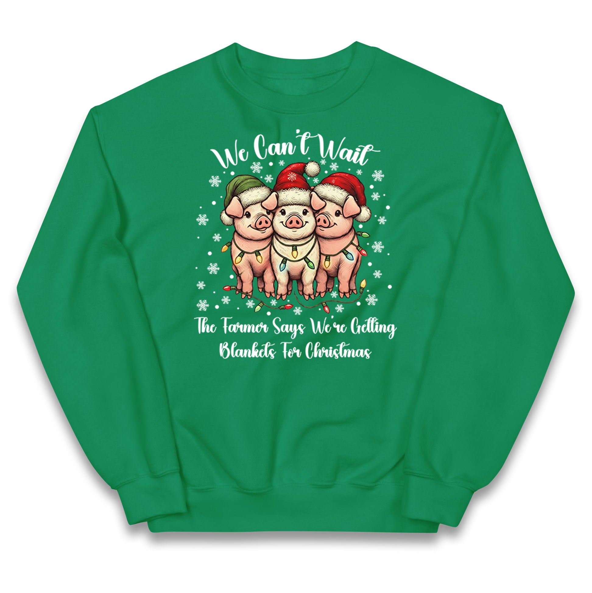 Three Pigs Christmas Kids Jumper