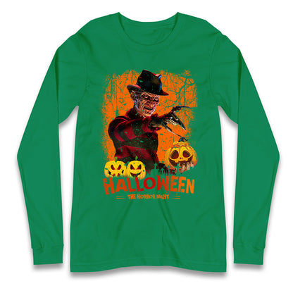 Freddy Krueger Halloween Horror Night Long Sleeve T Shirt
