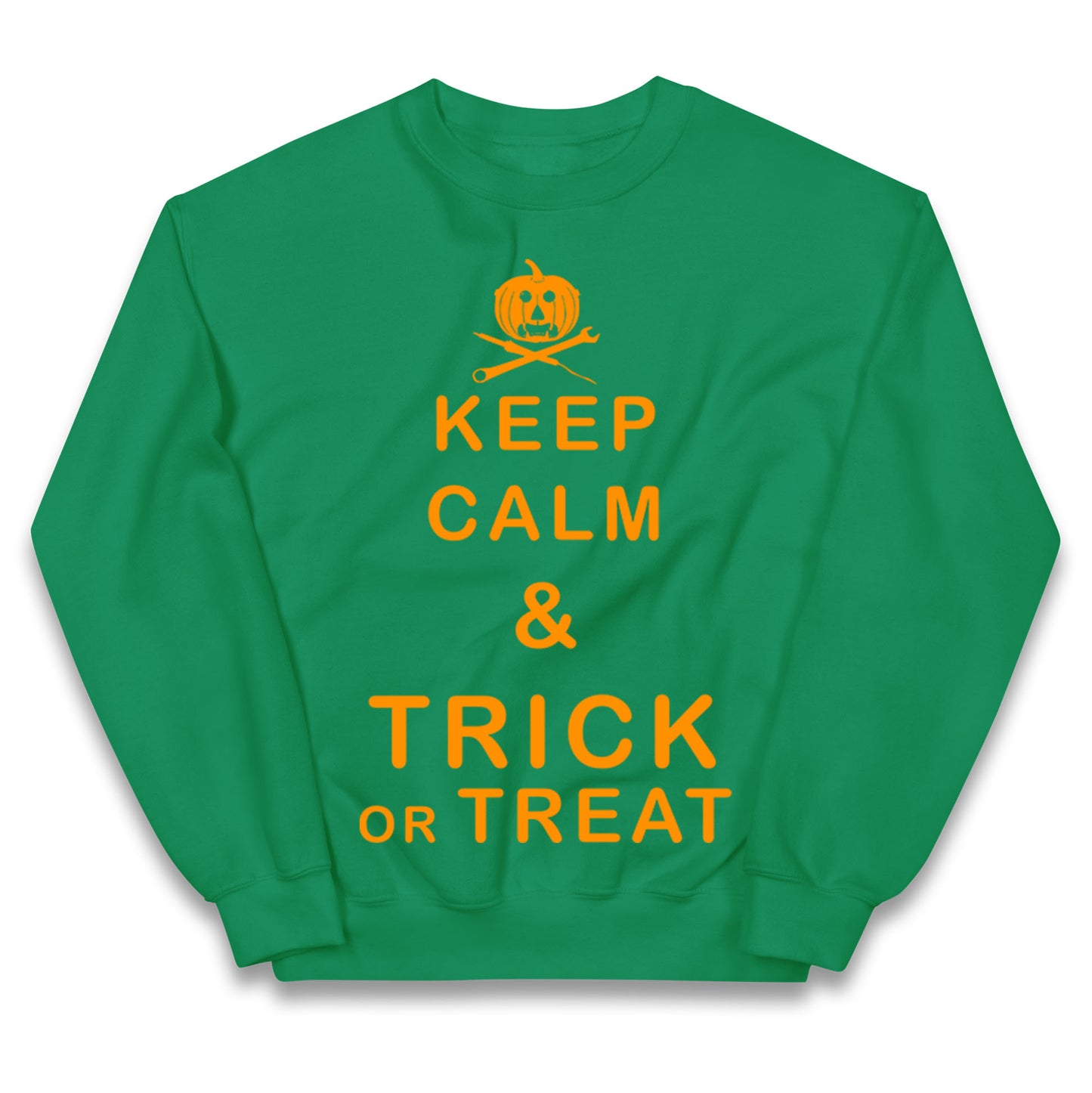 Keep Calm And Trick Or Treat Halloween Jumper
