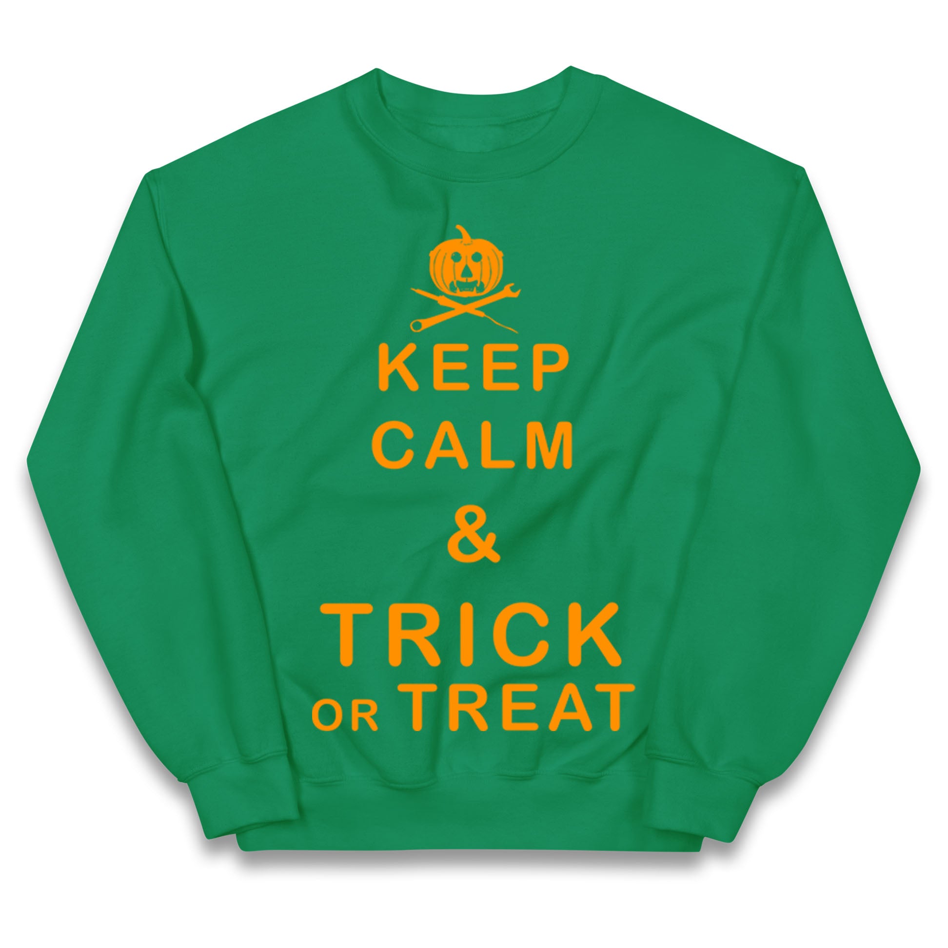 Keep Calm And Trick Or Treat Halloween Jumper
