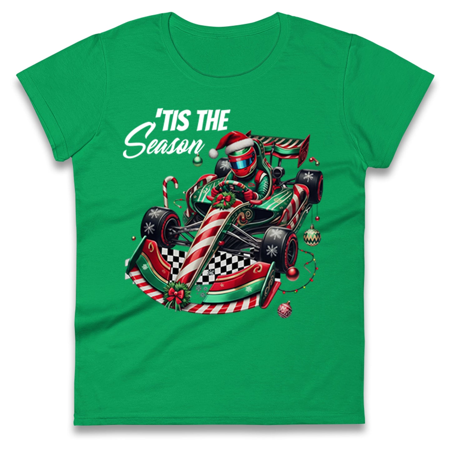 F1 Karting Tis The Season Christmas Ladies Shirt