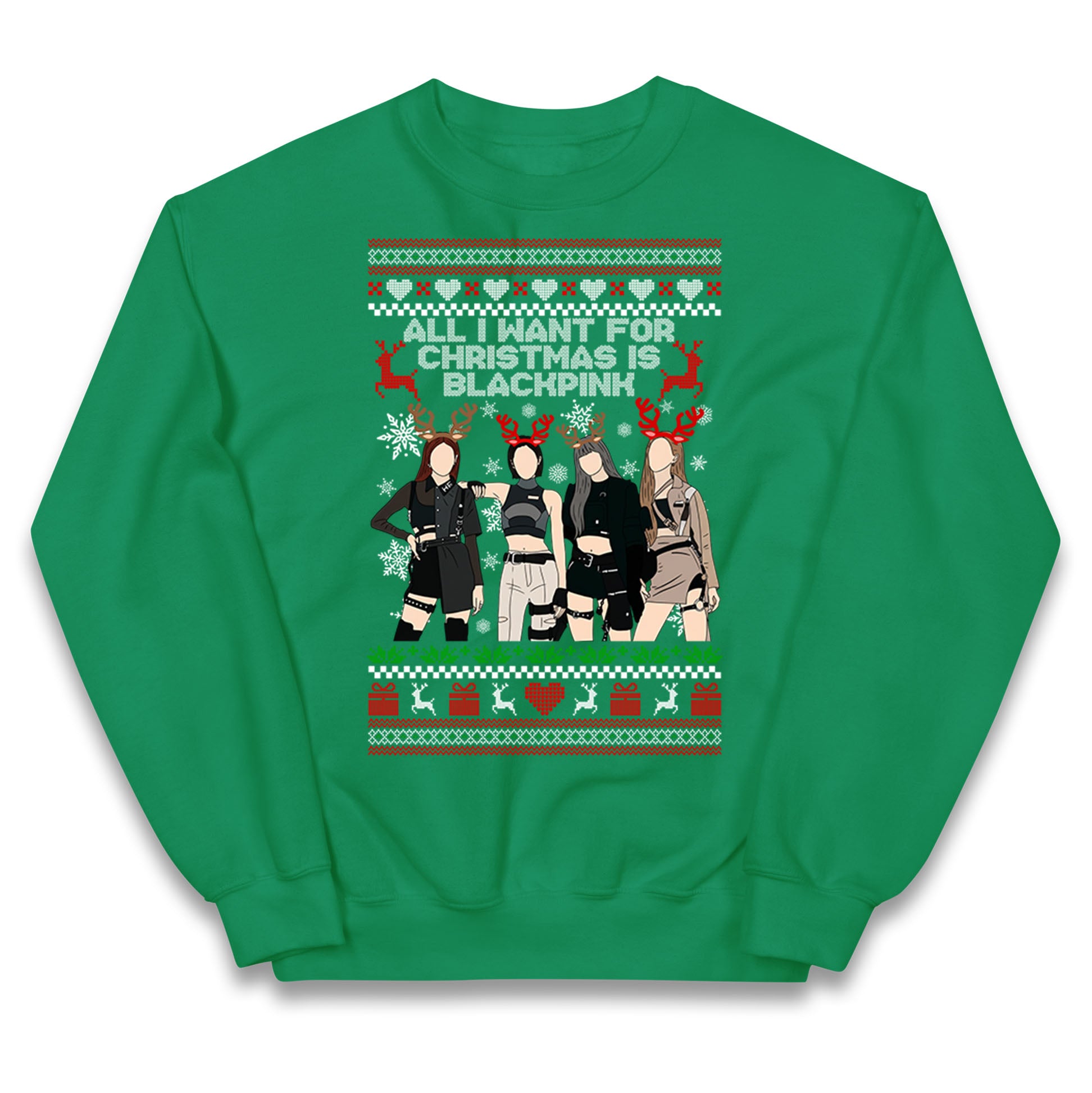 BlackPink Christmas Kids Jumper