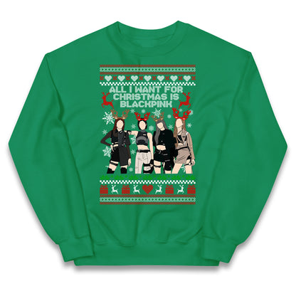 BlackPink Christmas Kids Jumper