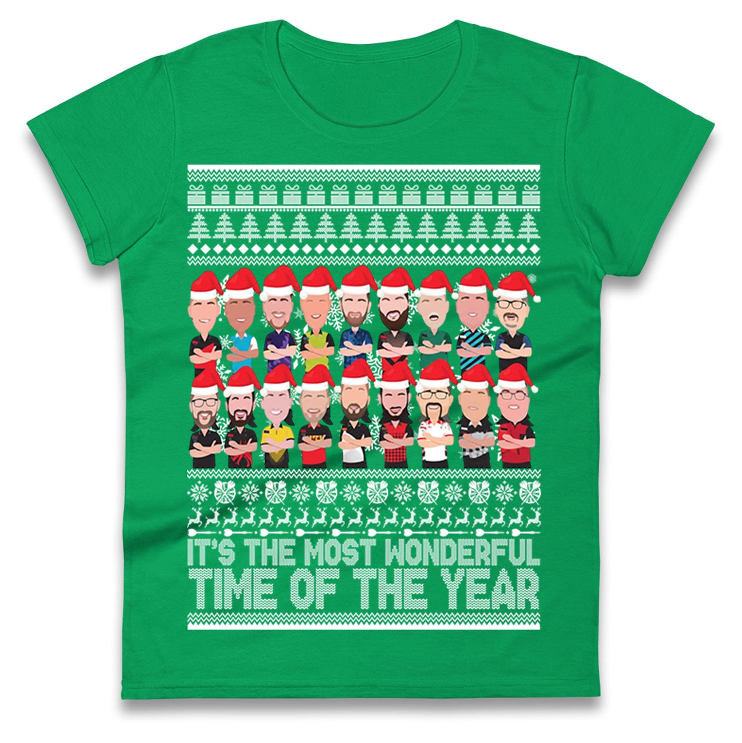 Darts Christmas Ladies T Shirt