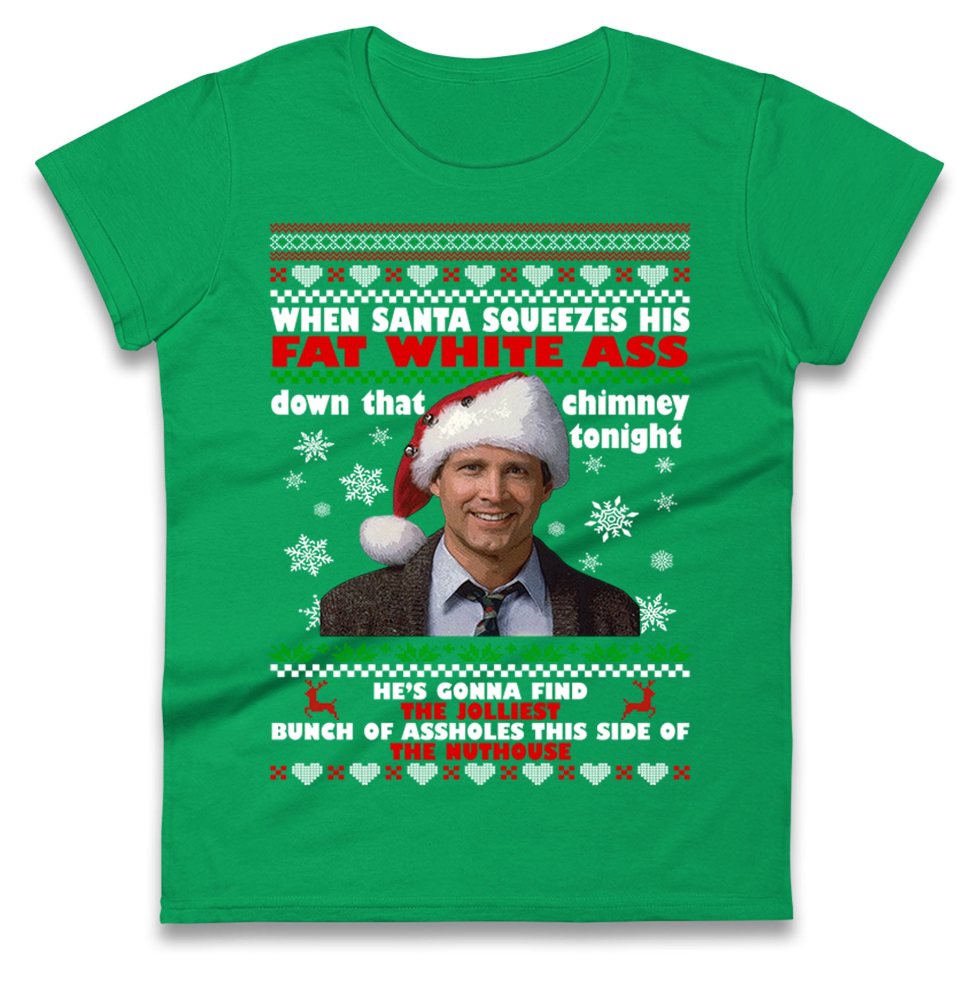 Clark Griswold Christmas Ladies T Shirt
