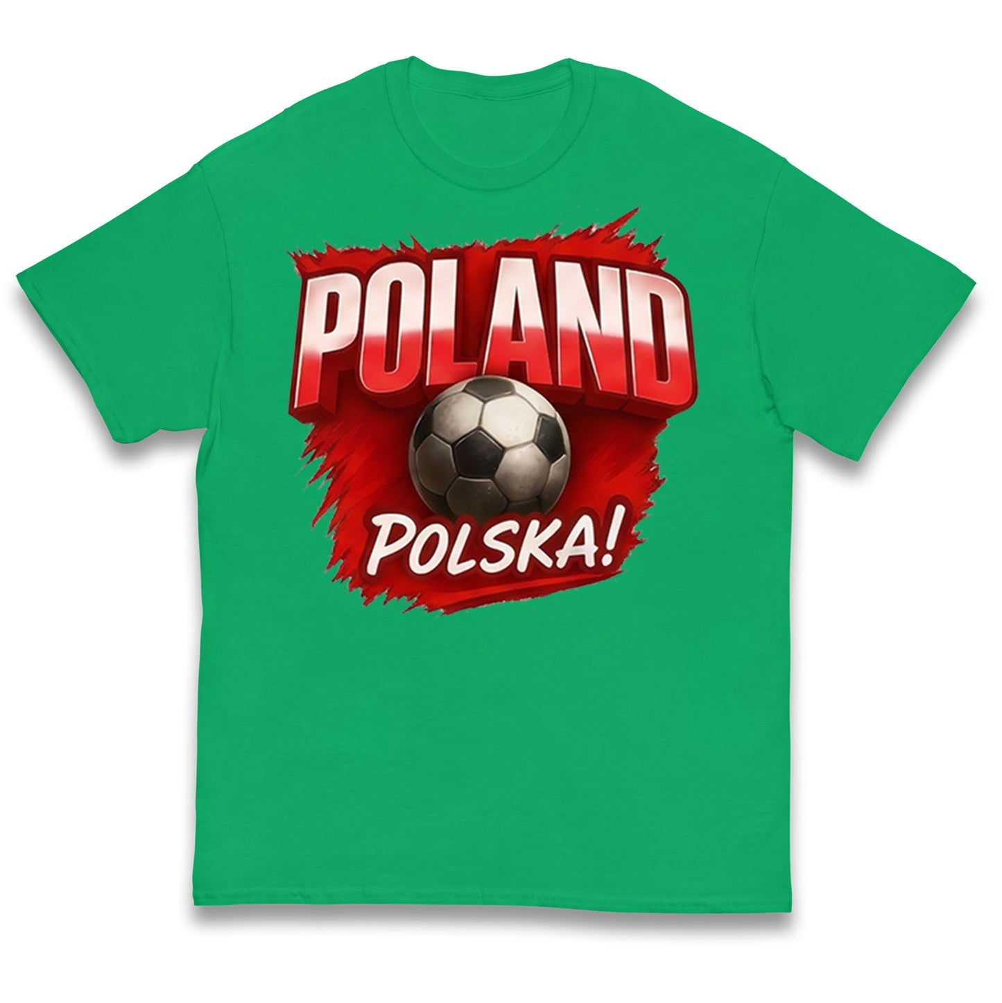 Poland Retro World Cup Kids T Shirt