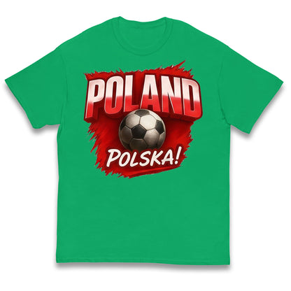 Poland Retro World Cup Kids T Shirt