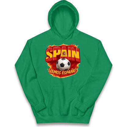 Spain Retro World Cup Kids Hoodie