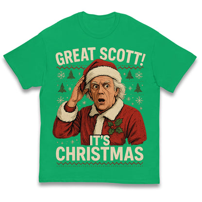 Back to the Future Doc Brown Kids T Shirt