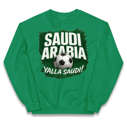 Saudi Arabia Retro World Cup Kids Jumper