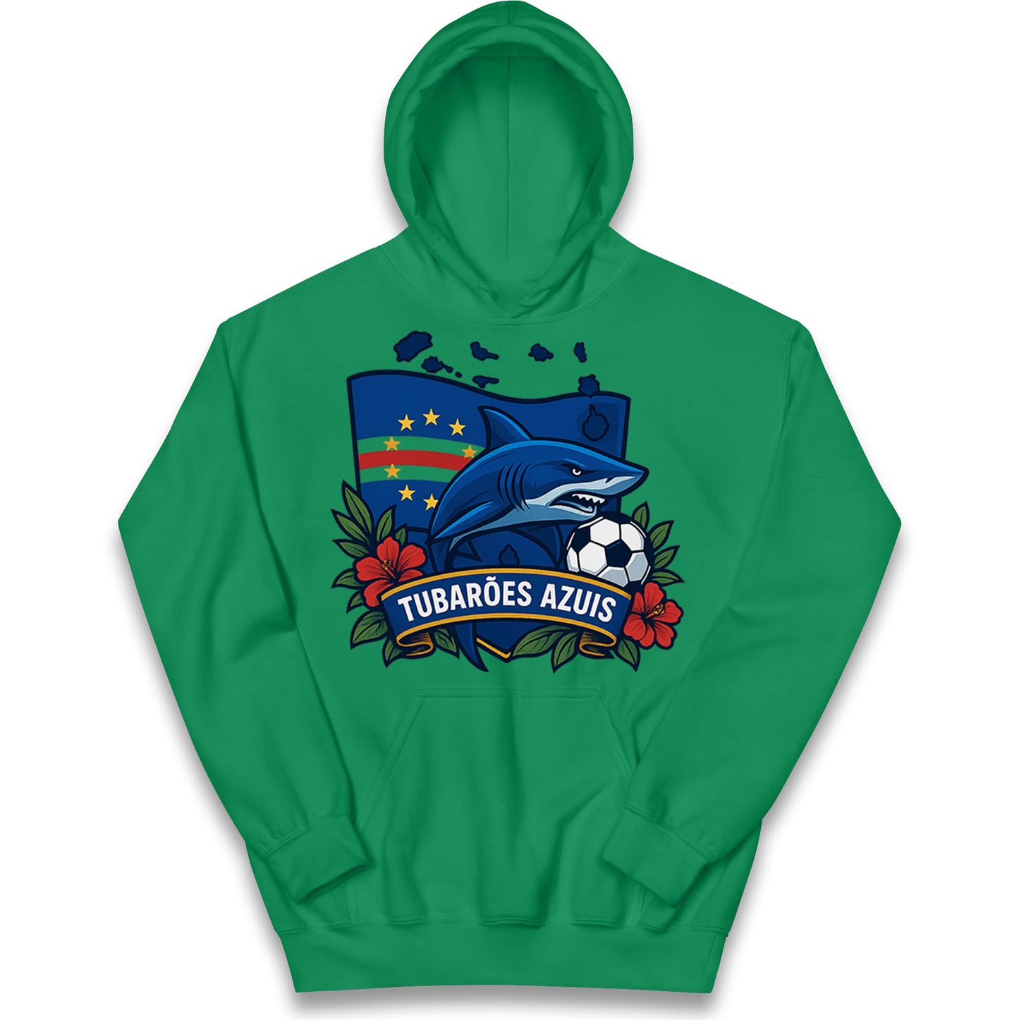 Cape Verde Football Kids Hoodie 